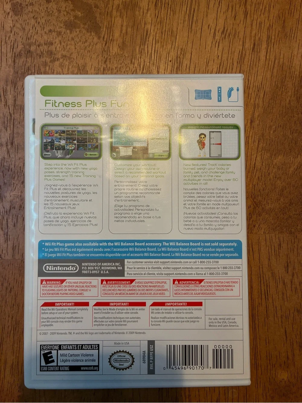 Nintendo Wii Fit Plus - White & Green Accents
